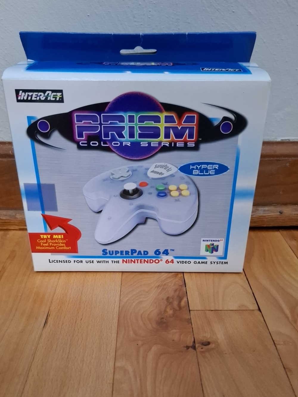 Interact Prism SuperPad 64 - Hyper Blue Nintendo 64 Controller